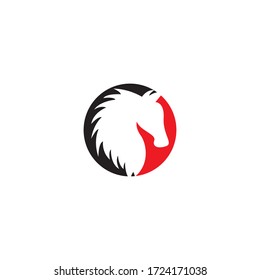 Horse logo template Vector icon design