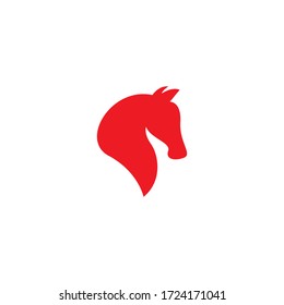 Horse logo template Vector icon design