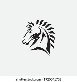 Horse Logo Template Vector icon illustration design