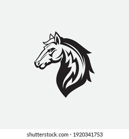 Horse Logo Template Vector icon illustration design