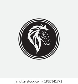 Horse Logo Template Vector icon illustration design