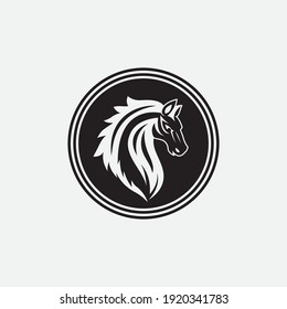 Horse Logo Template Vector icon illustration design