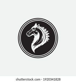 Horse Logo Template Vector icon illustration design