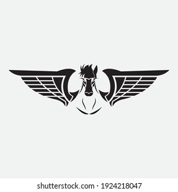 Horse Logo Template Vector icon illustration design