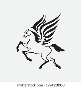 Horse Logo Template Vector icon illustration design