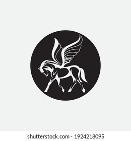 Horse Logo Template Vector icon illustration design