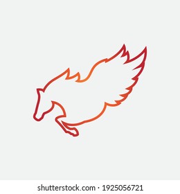 Vorlage für das Horrorlogo Vektorsymbol - Design