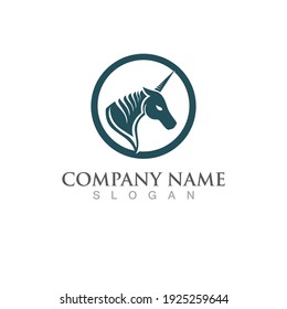 Horse Logo Template Vector icon illustration design