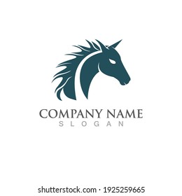 Horse Logo Template Vector icon illustration design