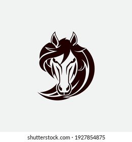 Horse Logo Template Vector icon illustration design