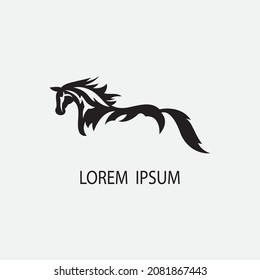 Horse Logo Template Vector icon illustration design