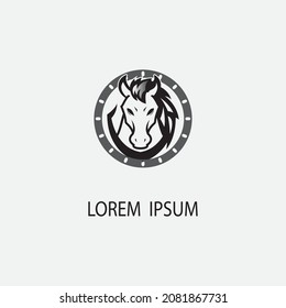Horse Logo Template Vector icon illustration design