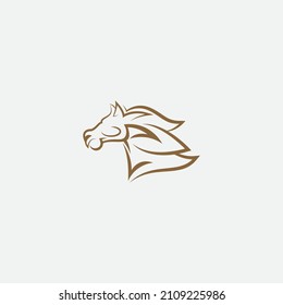 Horse Logo Template Vector icon illustration design