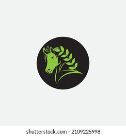 Horse Logo Template Vector icon illustration design