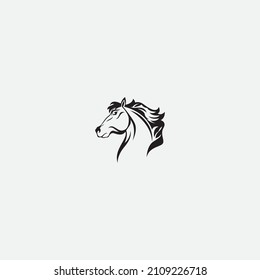 Horse Logo Template Vector icon illustration design