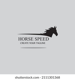 Horse Logo Template Vector icon illustration design