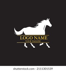 Horse Logo Template Vector icon illustration design