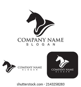 Horse Logo Template Vector icon illustration design