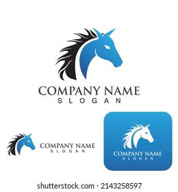 Horse Logo Template Vector icon illustration design