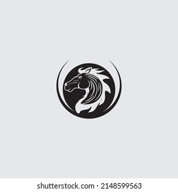 Horse Logo Template Vector icon illustration design