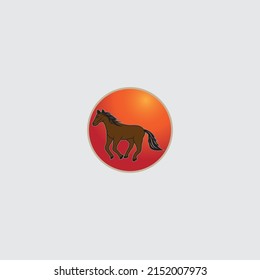 Horse Logo Template Vector icon illustration design