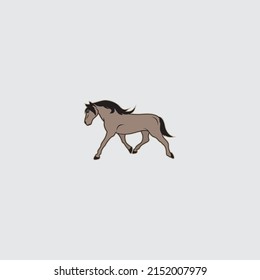 Horse Logo Template Vector icon illustration design