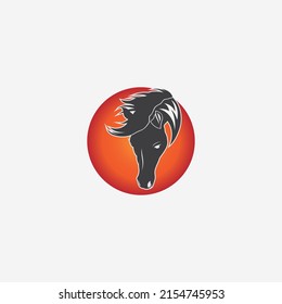 Horse Logo Template Vector icon illustration design