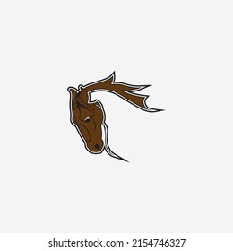 Horse Logo Template Vector icon illustration design