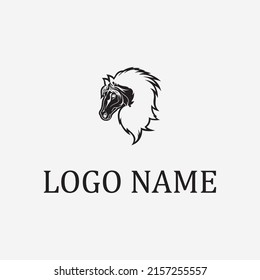 Horse Logo Template Vector icon illustration design