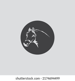 Horse Logo Template Vector icon illustration design