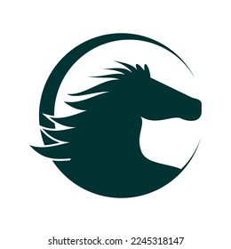 Horse Logo Template Vector icon illustration design