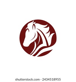 Horse Logo Template Vector icon illustration design