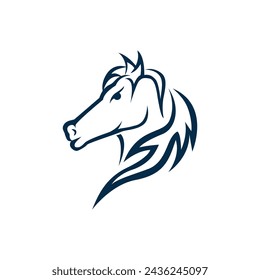 Horse Logo Template Vector icon illustration design