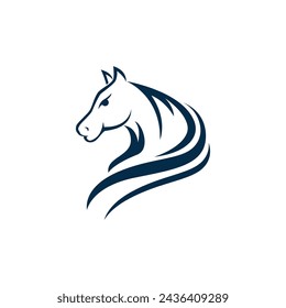 Horse Logo Template Vector icon illustration design