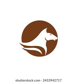 Caballo Logo Plantilla Vector icono ilustración diseño