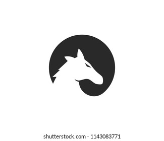 Horse Logo Template Vector illustration design