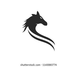 Horse Logo Template Vector illustration design
