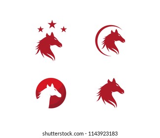 Horse Logo Template Vector illustration design