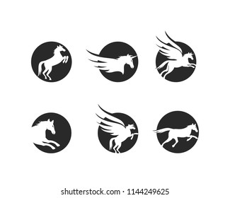 Horse Logo Template Vector illustration design
