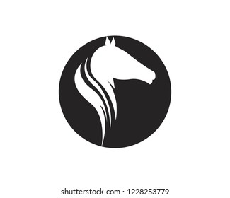 Horse Logo Template Vector illustration design