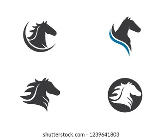 Horse Logo Template Vector illustration design