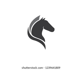 Horse Logo Template Vector illustration design