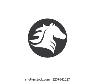 Horse Logo Template Vector illustration design