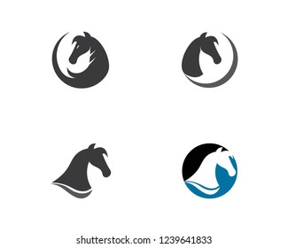 Horse Logo Template Vector illustration design