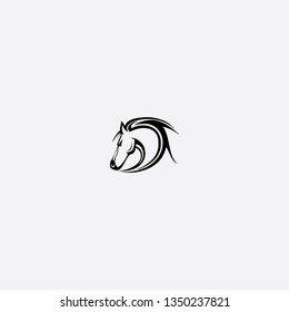 Horse Logo Template Vector illustration design
