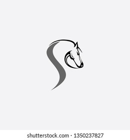 Horse Logo Template Vector illustration design