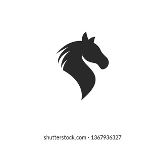 Horse Logo Template Vector Illustration Design Stock Vector (royalty 