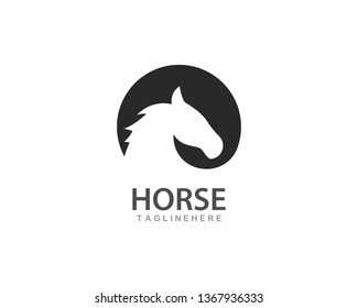 Horse Logo Template Vector illustration design