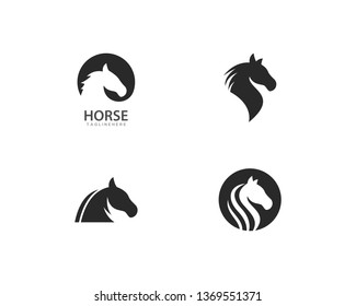 Horse Logo Template Vector illustration design