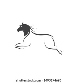 Horse Logo Template Vector illustration design